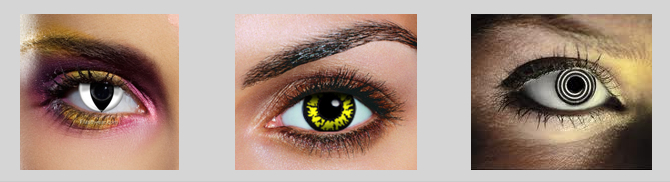 Kontaktne leće u boji