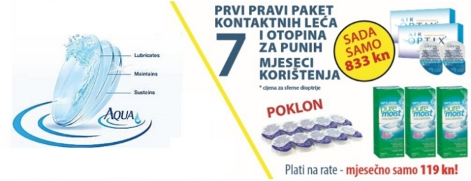 Air Optix Aqua samo 119 kn!