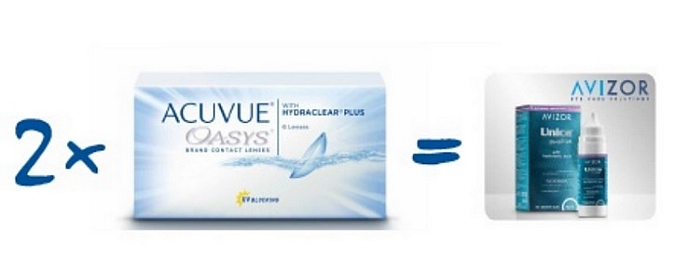 Poklon Avizor Unica uz kupnju J&J Oasys kontaktnih leća