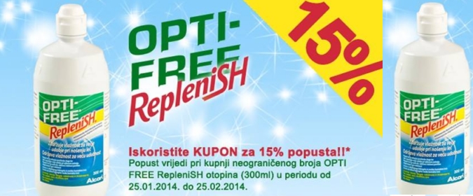 Opti Free Replenish promocija!